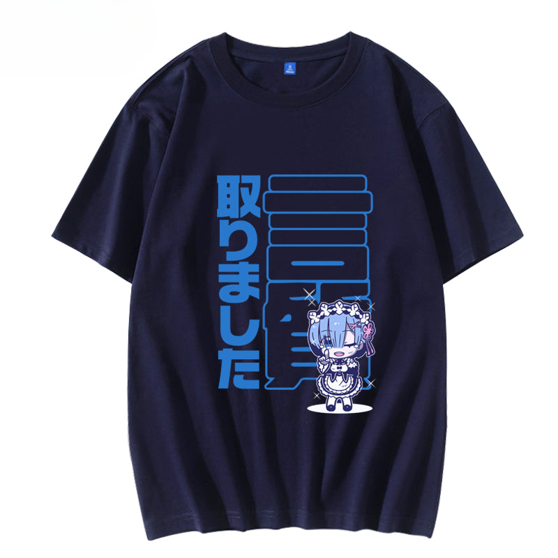 Rem Anime Short-sleeved T-shirt