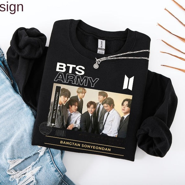 BTS Army Crewneck Sweatshirt Merch