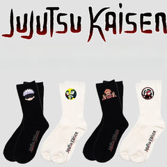 Casual Cartoon Anime Cotton Medium Tube Socks