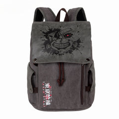 Versatile Anime Canvas Backpack