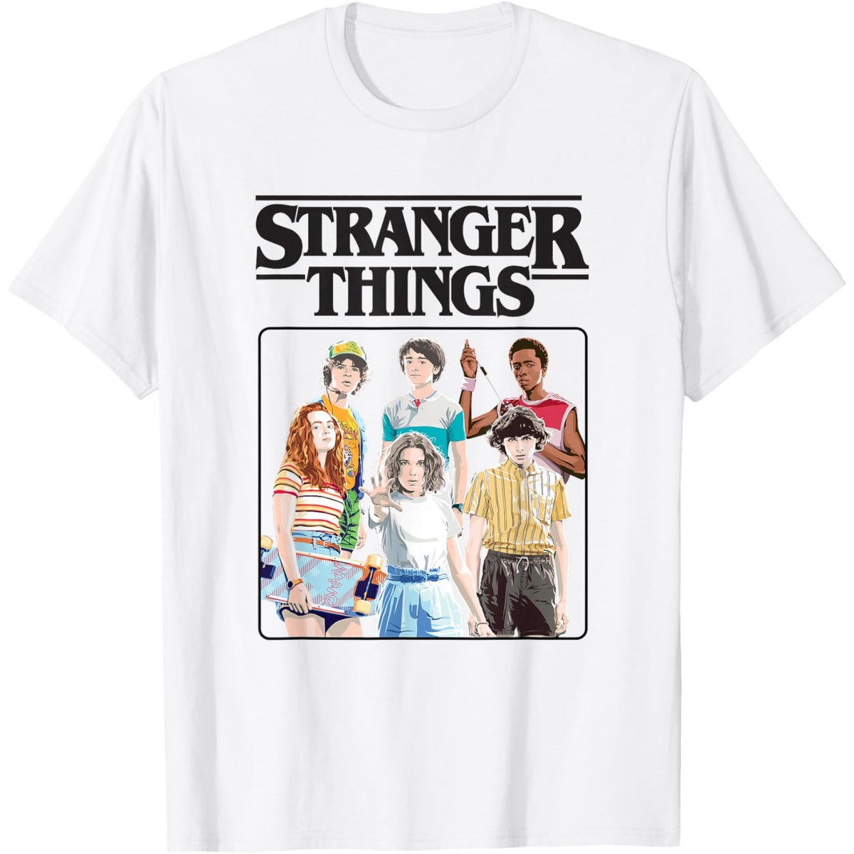 Vintage Eighties Retro Group Shot Title Logo T-Shirt