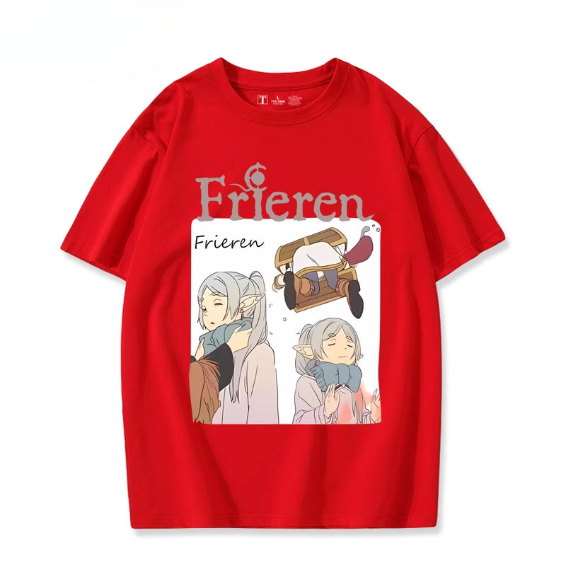 Casual Anime Pattern Short-sleeved T-shirt
