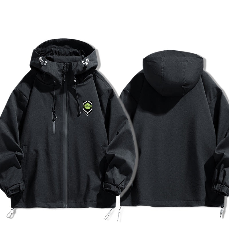 Nagi Anime Print Zipper Spring and Autumn Jacket