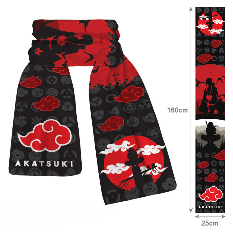 Trendy Anime Soft Plush Scarf