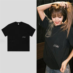 LISA LLOUD Cotton Short-sleeved T-shirt