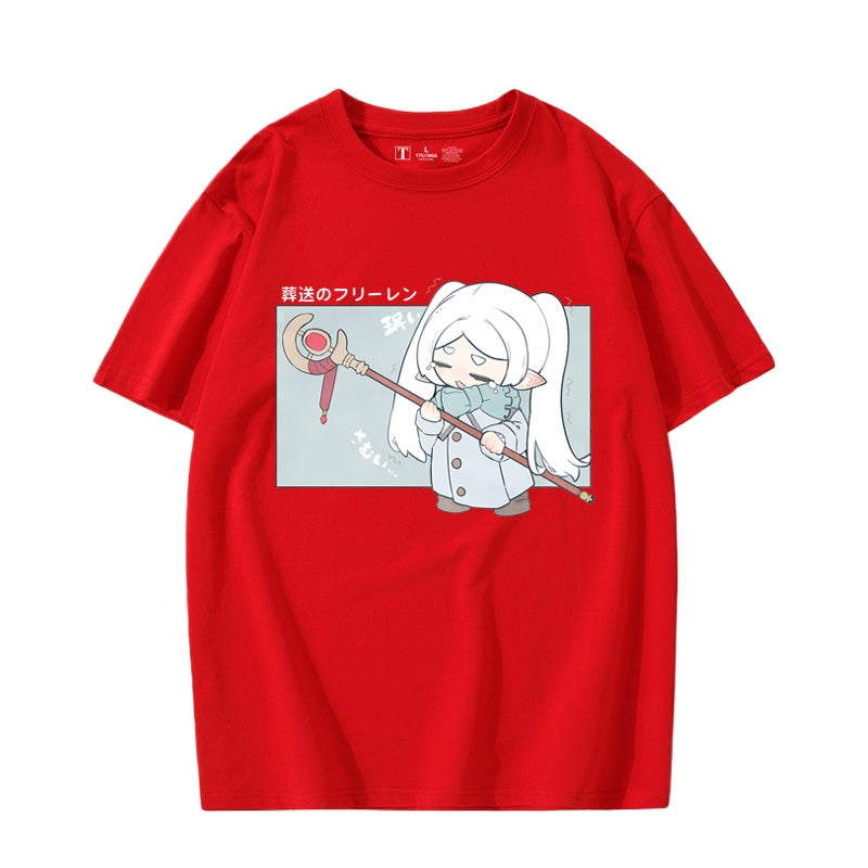 Casual Anime Pattern Short-sleeved T-shirt