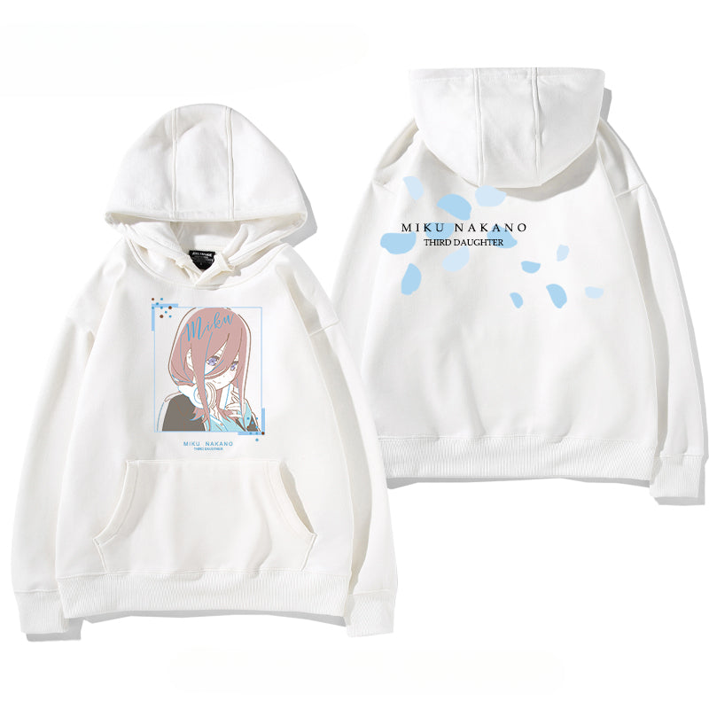 Unisex Nakano Anime Long-sleeved Hoodie
