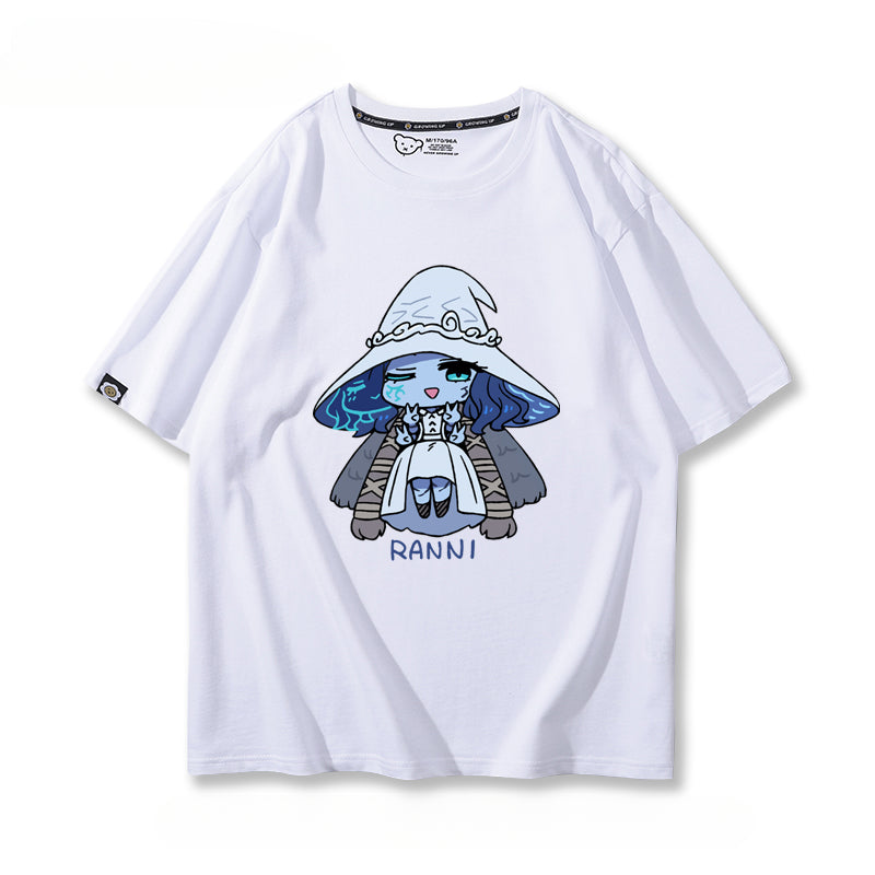 Casual Ranni The Witch Game Short-sleeved T-shirt