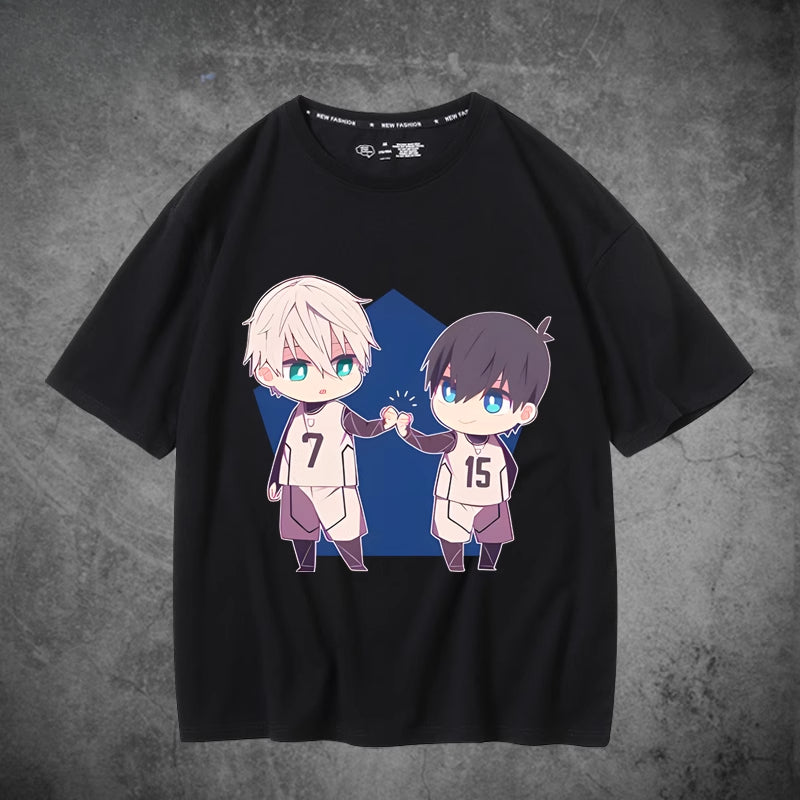 Women's Anime Print Cotton Short-sleeved T-shirt
