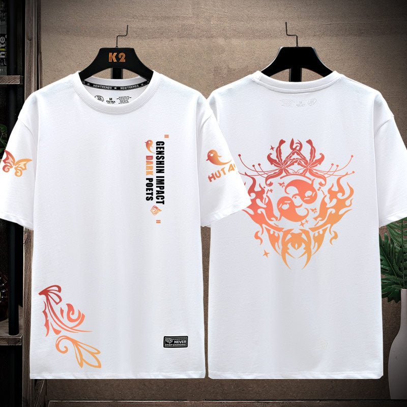 Unisex Game Pattern Cotton T-Shirt