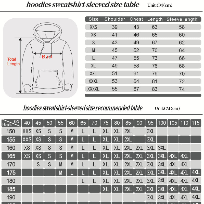 Casual Anime Pattern Print Pullover Hoodie