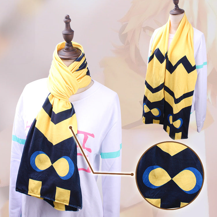 Trendy Anime Warm Velvet Scarf