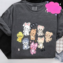SKZ Graffiti Printed Crewneck T-Shirt