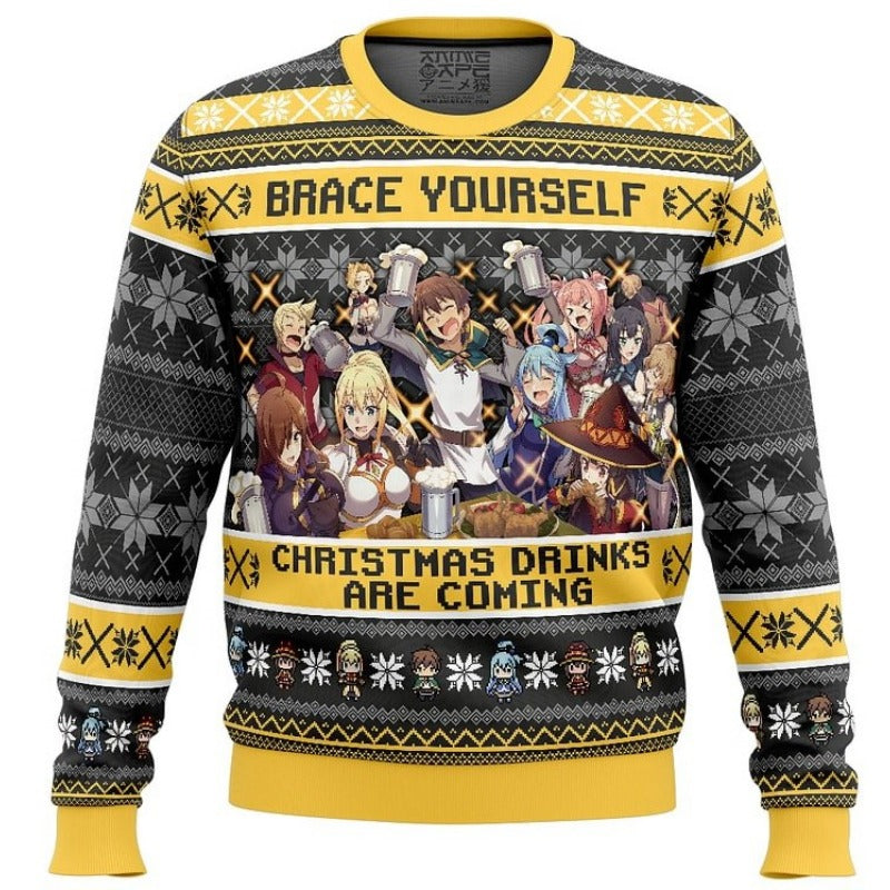 Men's JOJO Digital Print Crew Neck Sweatshirt