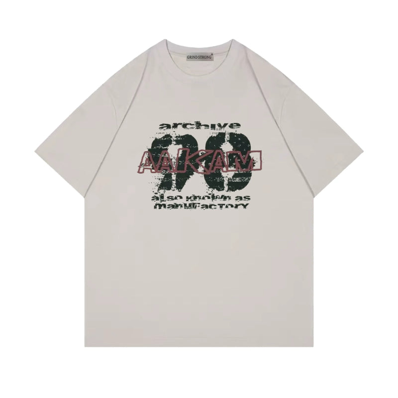 Martin Same Letter-printed Short-sleeved T-shirt