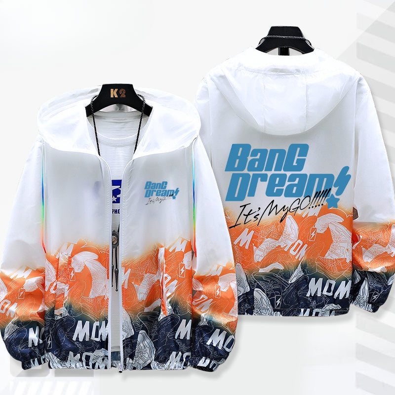 Anime Sunscreen Thin Zipper Jacket