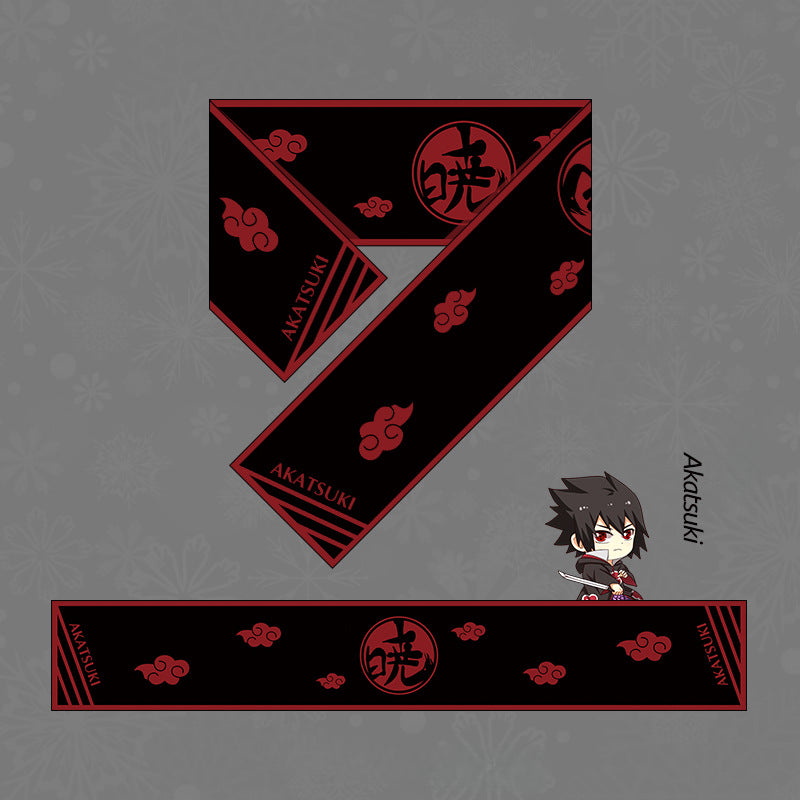 Trendy Anime Warm Velvet Scarf