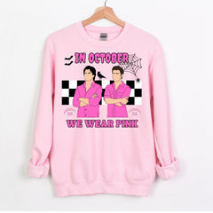 In October We Wear Pink Damon Stefan Crewneck Sweatshirt