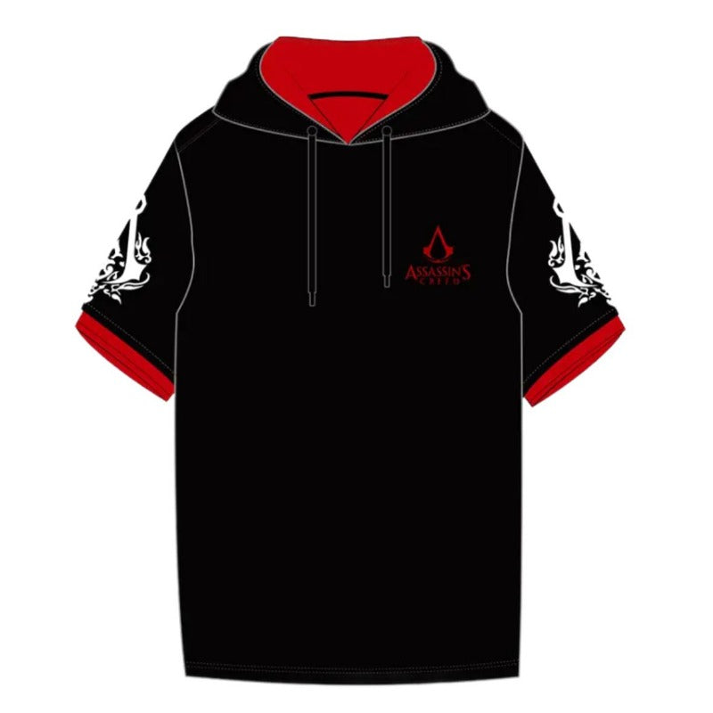 Trendy Game Hooded Cotton T-Shirt