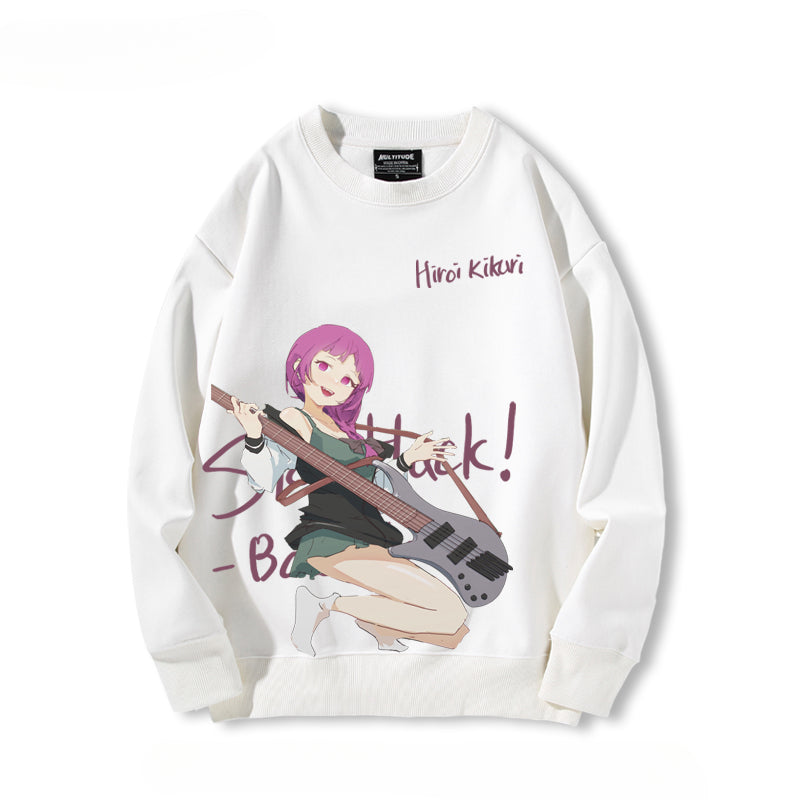 Women's Anime Crew Neck Sweatshirt