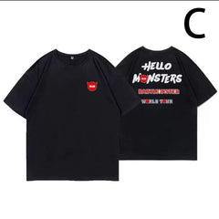 Retro Babymonster Graphic Printed Tee