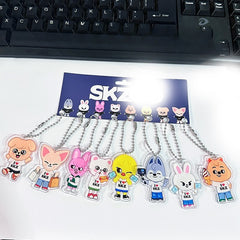 SKZ Acrylic Pendant Keychain 8PCS