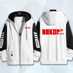 Women's Nekoma Anime Zipper Hooded Coat