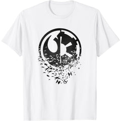 Classic Rebel Alliance & Galactic Empire Split T-Shirt