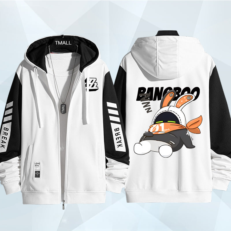 Men's and Women's Game Hooded Cardigan Coat