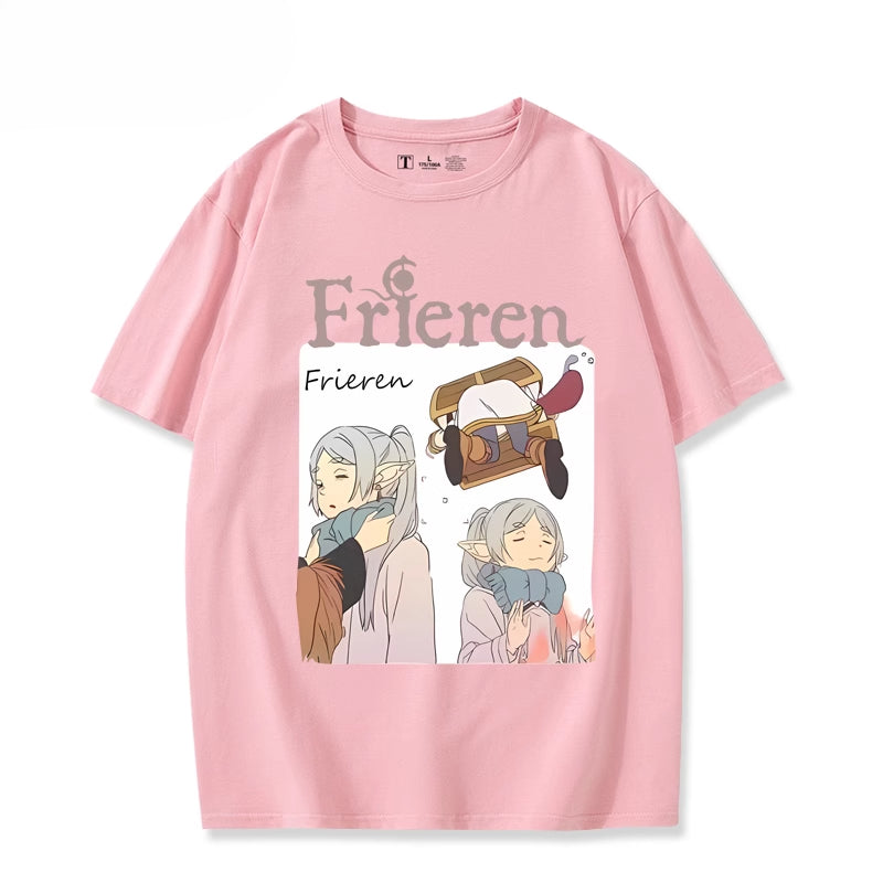 Casual Anime Pattern Short-sleeved T-shirt