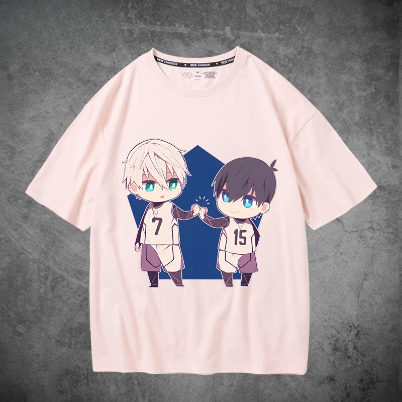 Women's Anime Print Cotton Short-sleeved T-shirt