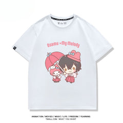 Women's Anime Print Cotton Summer T-shirt
