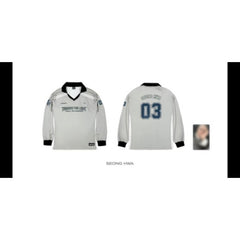 Trendy Kpop Digital Print V-neck Jersey Shirt