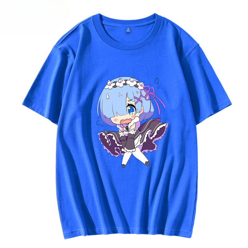 Rem Anime Short-sleeved T-shirt