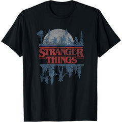 ST Blue Gradient Shadow Upside Down Logo T-Shirt