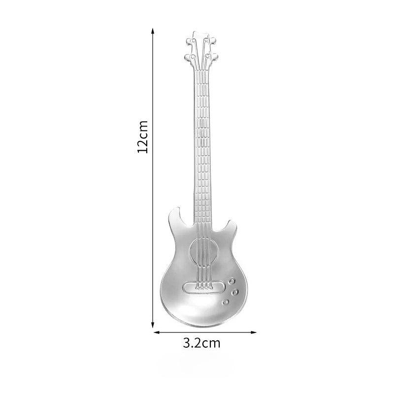 304 Stainless Steel Guitar Coffee Spoon