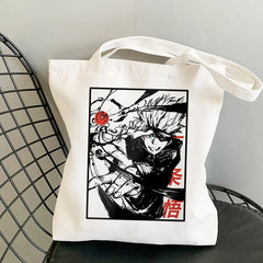 Casual Anime Printed Canvas Shoulder Bag