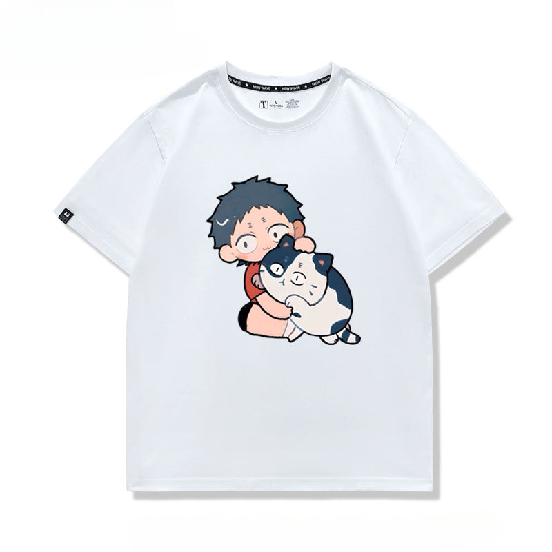 Women's Cute Anime Short-sleeved T-shirt