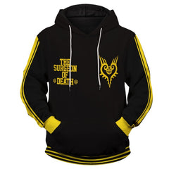 Trendy Men's Trafalgar Law Digital Print Cosplay Hoodie