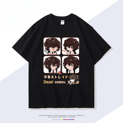 Trendy Anime Pattern Short-sleeved T-shirt