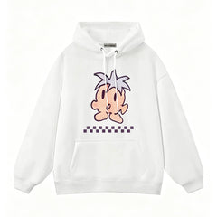 Minji Same Graphic Pullover Hoodie Top