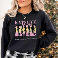 Retro Beautiful Chaos Crewneck Pullover Sweatshirt