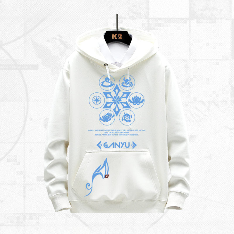 Game GanYu Printed Pullover Hoodie