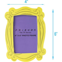 Silver Buffalo Friends Photo Picture Frame in Yellow (4 x 6 Inches)