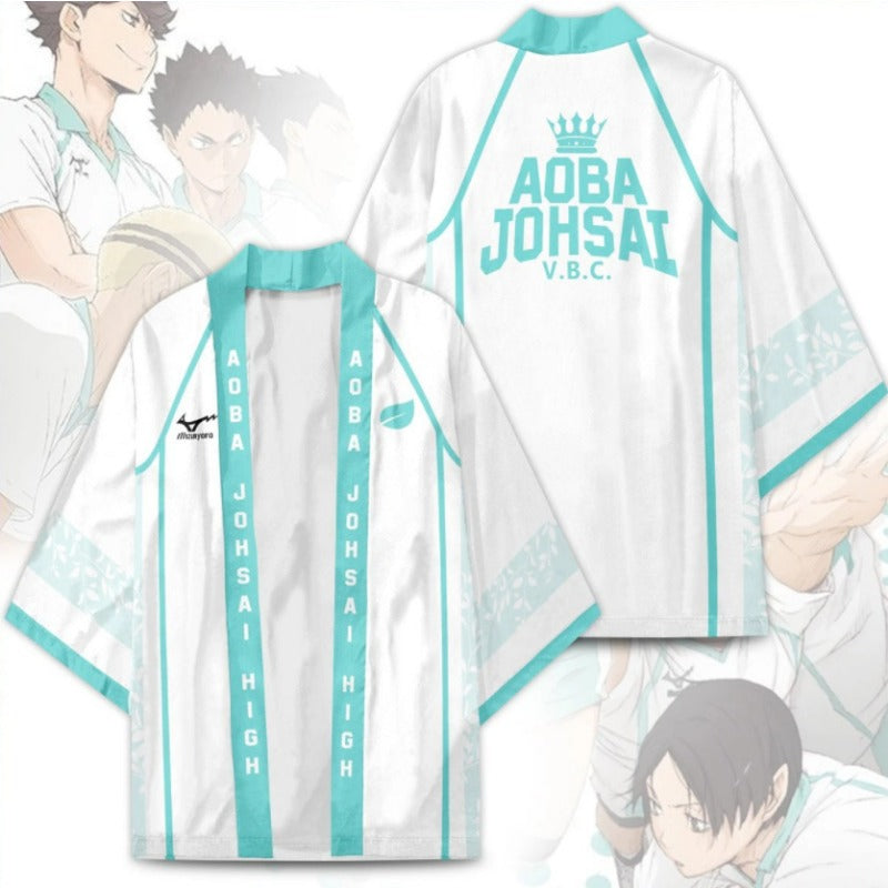 Casual Volleyball Digital Print Cosplay Kimono