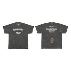 Versatile TOWARDS THE LIGHT Print T-shirt