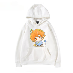 Women's Anime Pattern Print Casual Hoodie