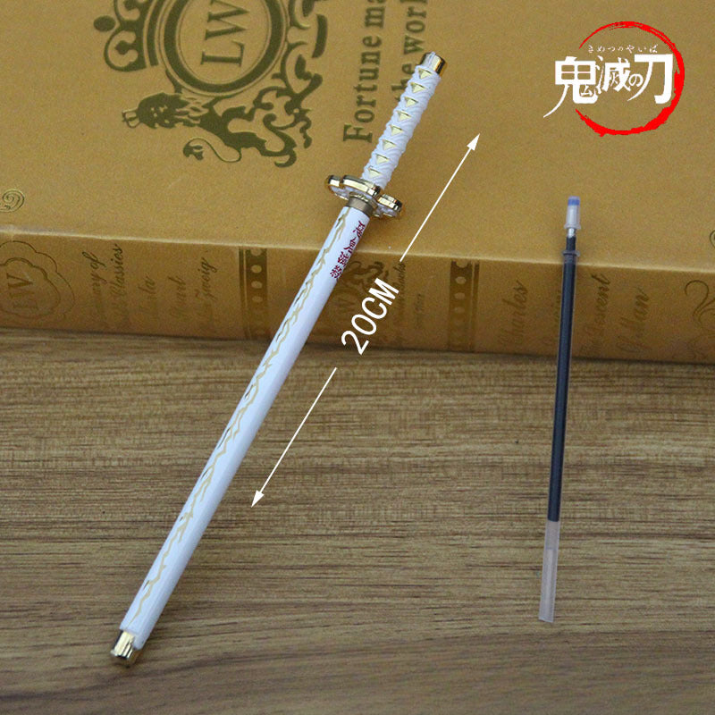 Cool Anime Sword Model Metal Gel Pen