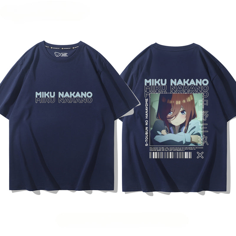 Nakano Anime Short-sleeved T-shirt