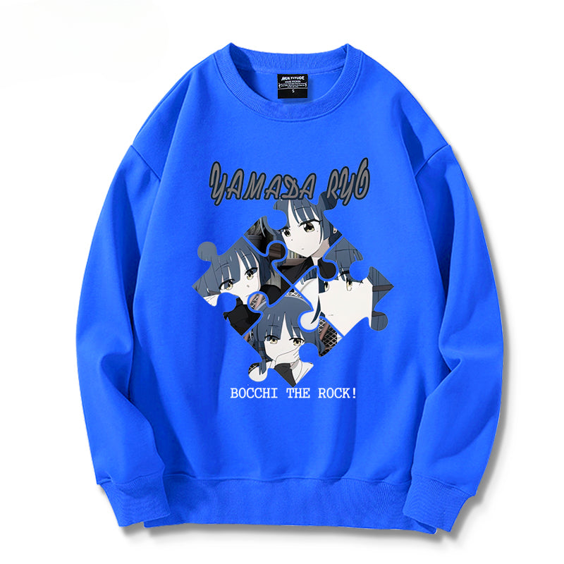 Women's Anime Cos Crew Neck Sweatshirt